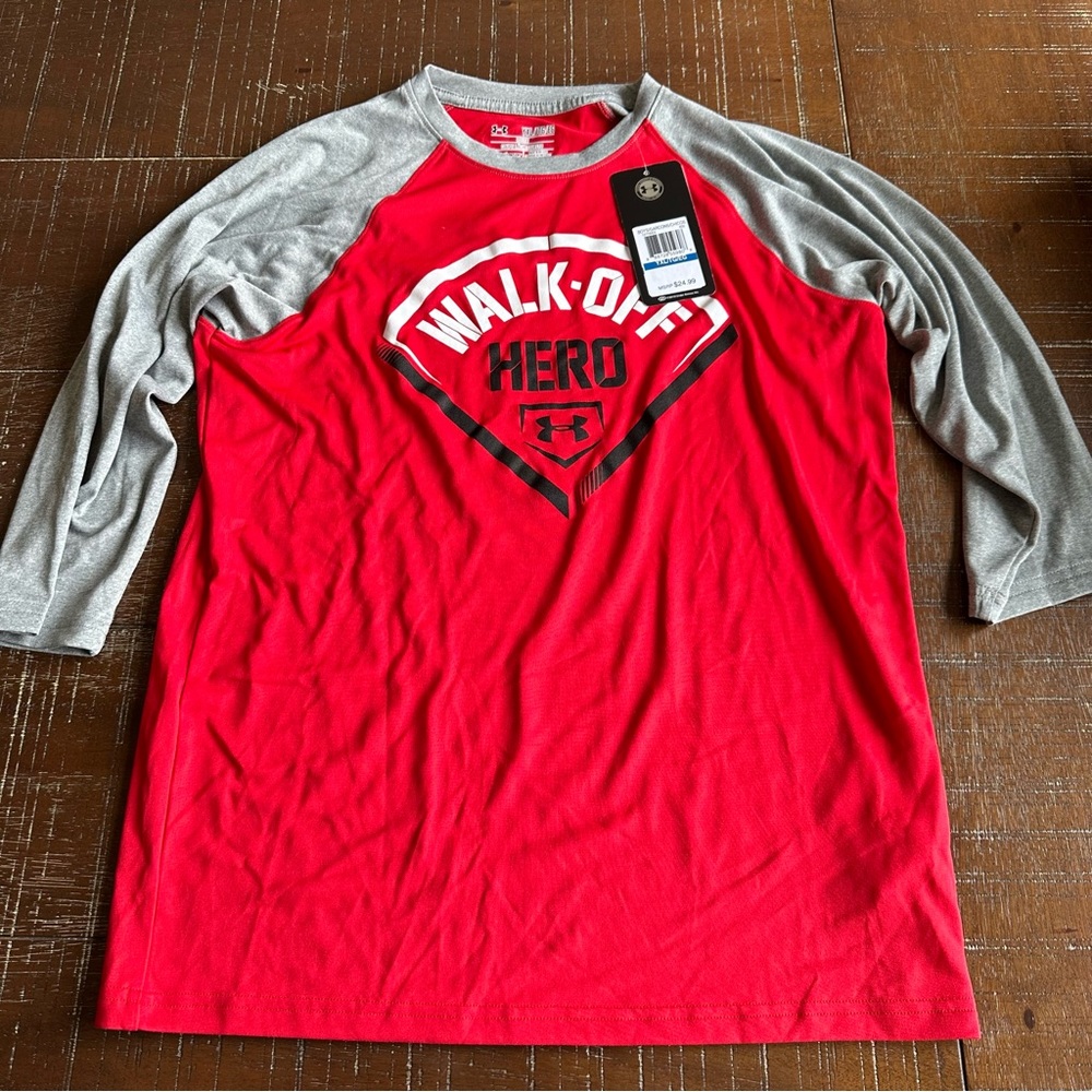 Boys Under Armour Quarter Sleeve